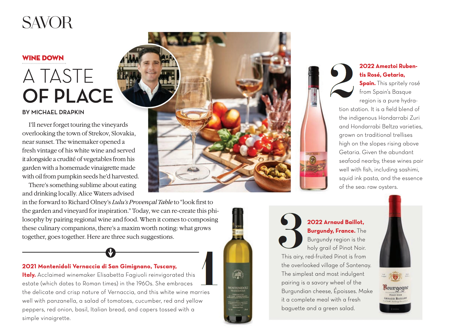 Palm Beach Illustrated article by Michael Drapkin of West Palm Wine Co.