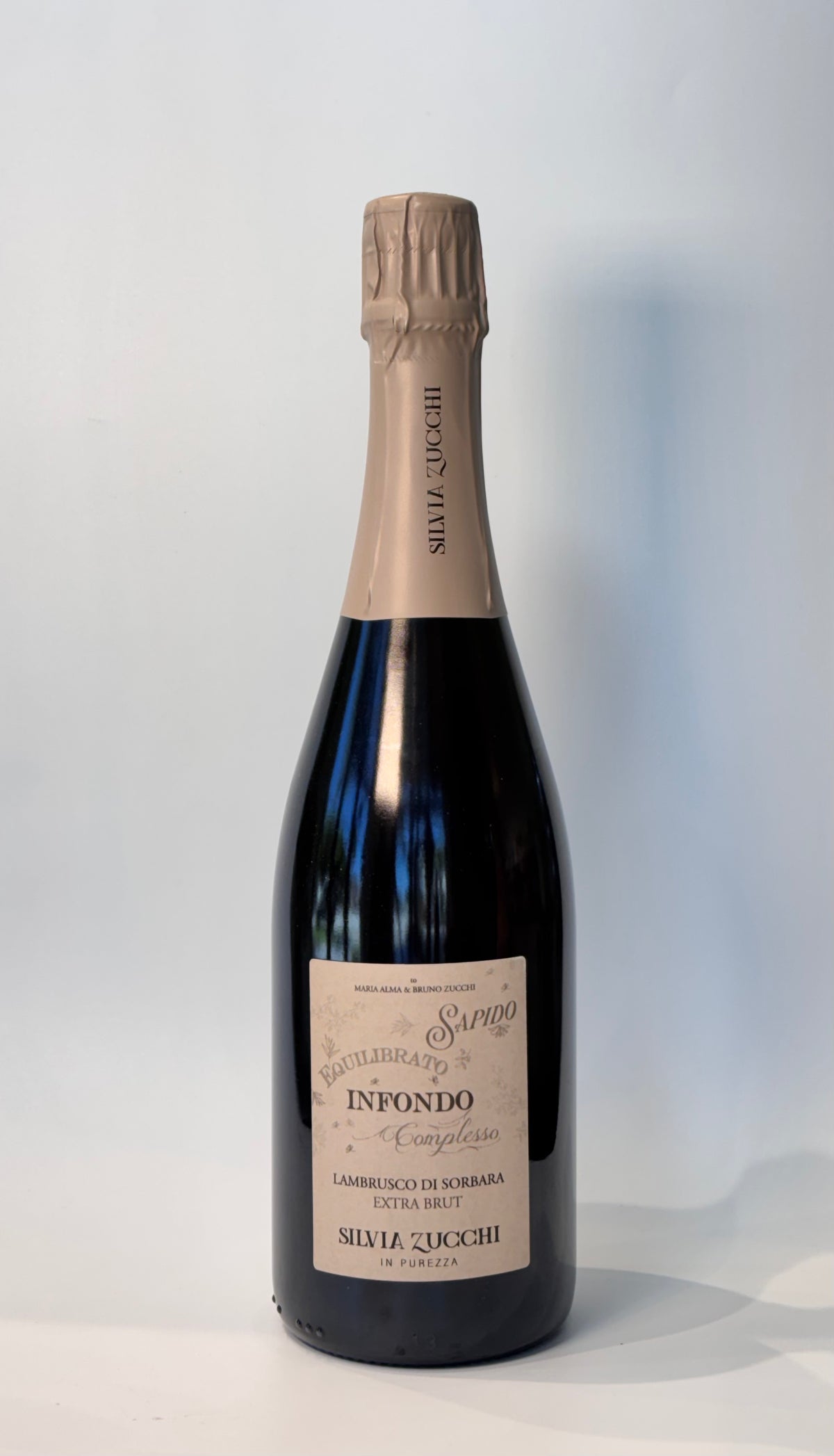 美品 ◆ カスタムキュー  L A M B R O S ◆ NV Silvia Zucchi Lambrusco di Sorbara Infondo Extra Brut | West