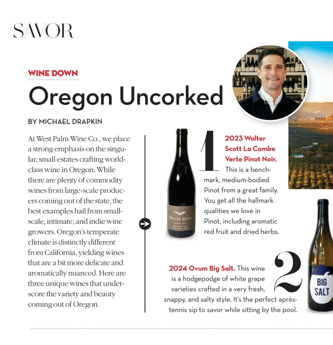 West Palm Wine Co. x Palm Beach Illustrated column by Michael Drapkin