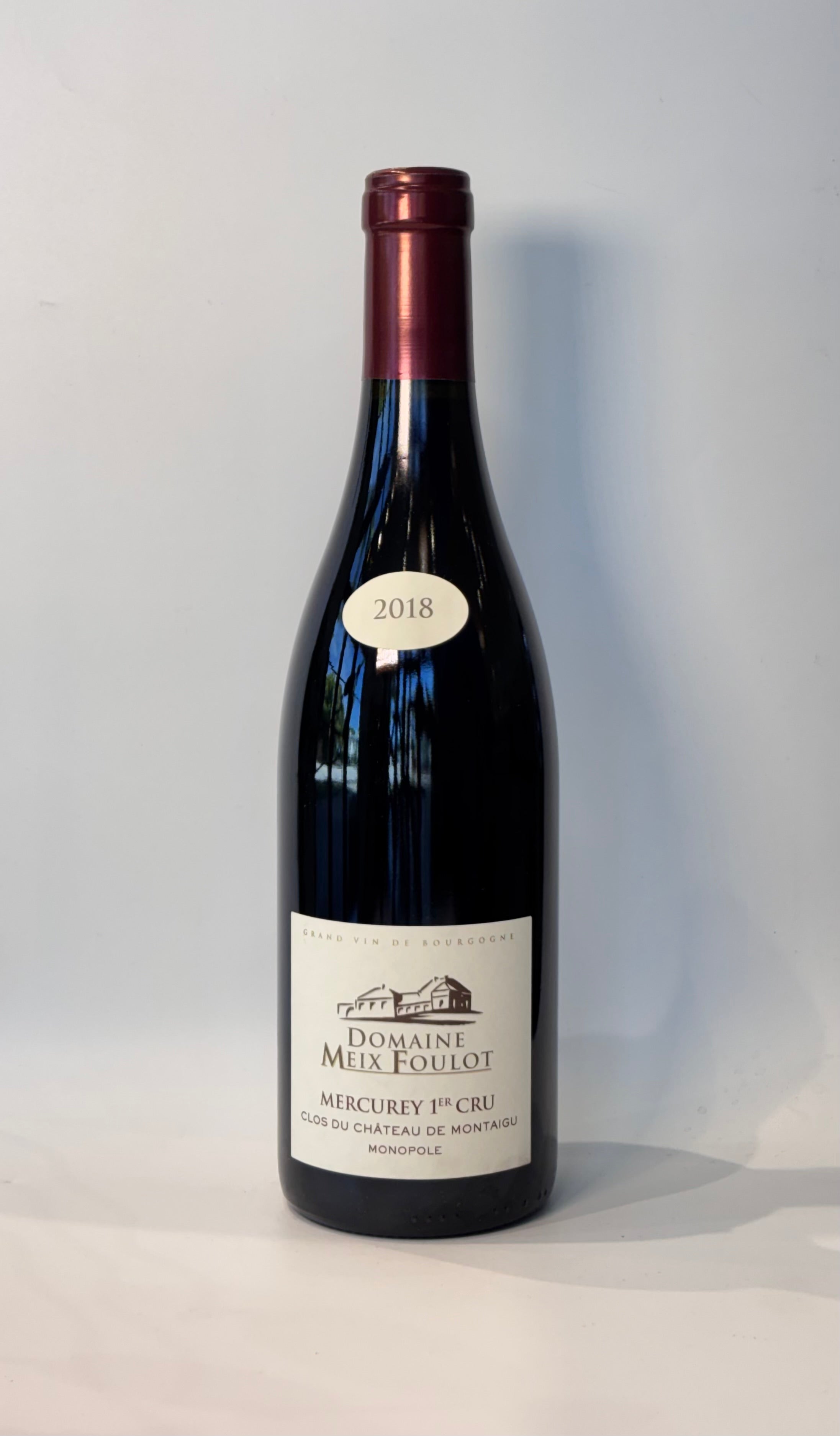 2018 Domaine du Meix Foulot Mercurey 1er Cru “Clos du Chateau de Montaigne-Monopole”