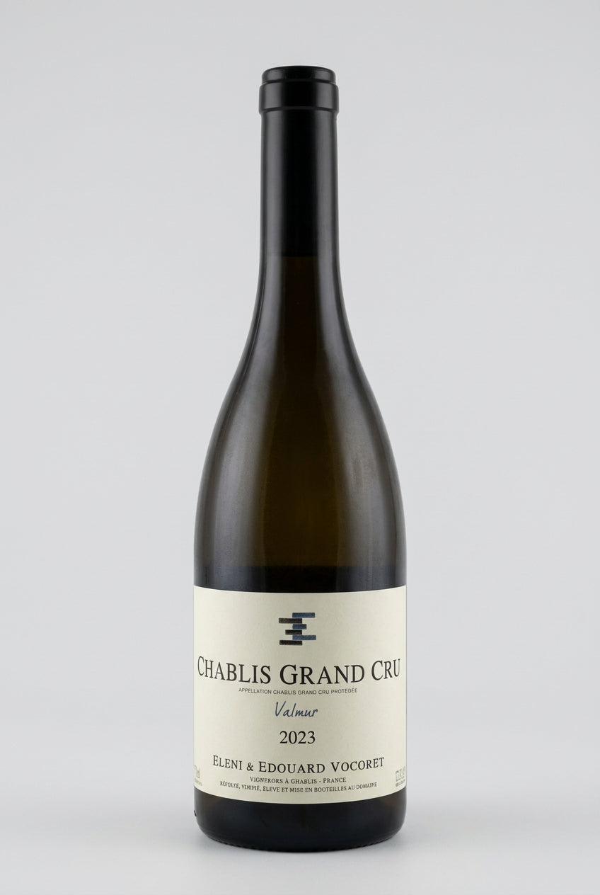Eleni and Edouard Vocoret 2023 Chablis Grand Cru Valmur 