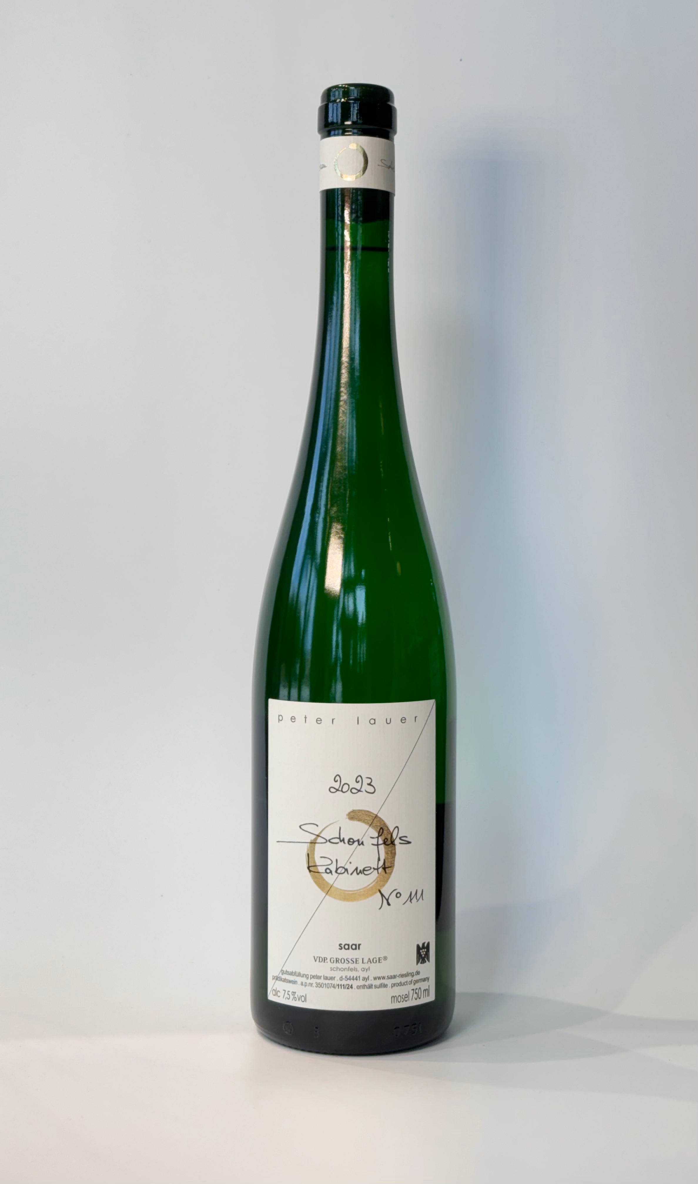 2023 Lauer Riesling Grand Cru Schonfels Kabinet No. 111