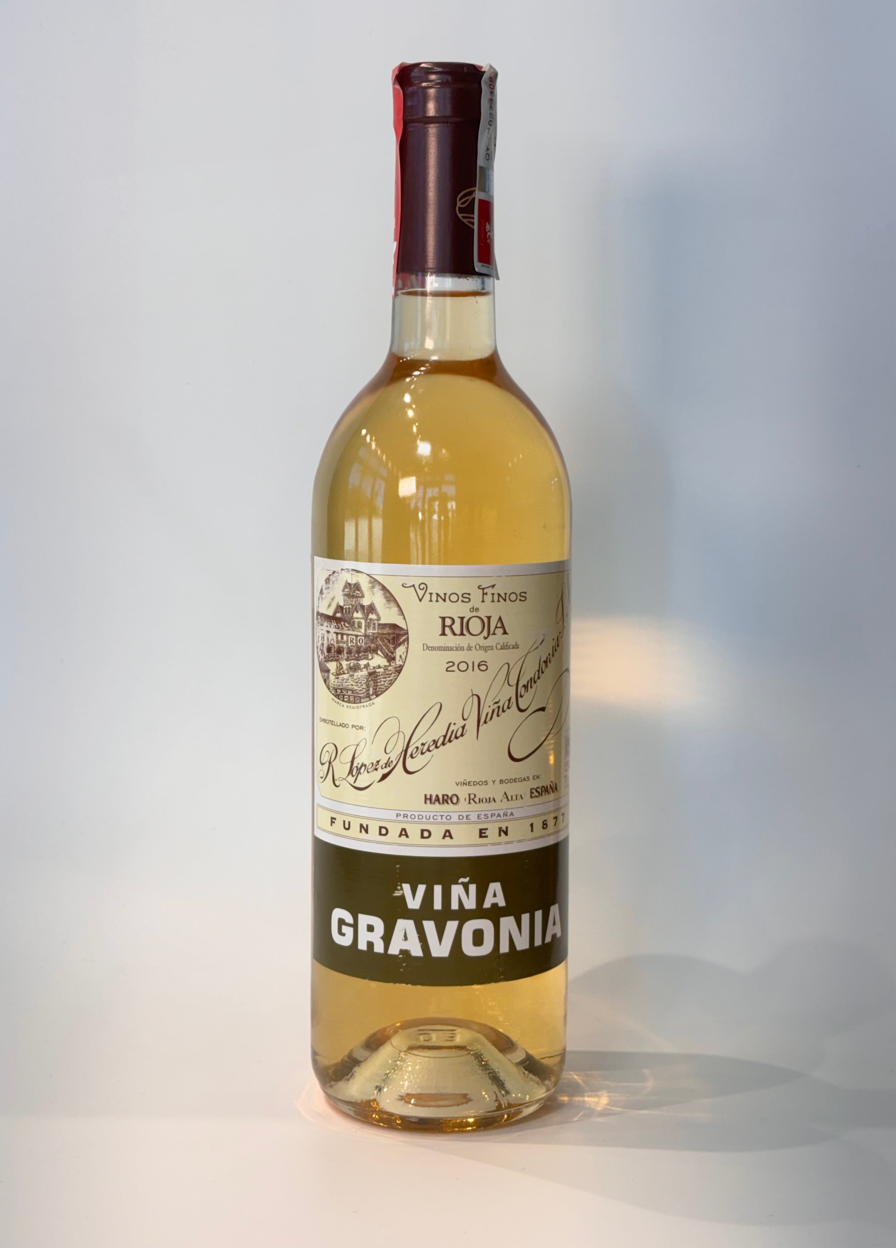2016 Lopez de Heredia Viña Gravonia Crianza Blanco