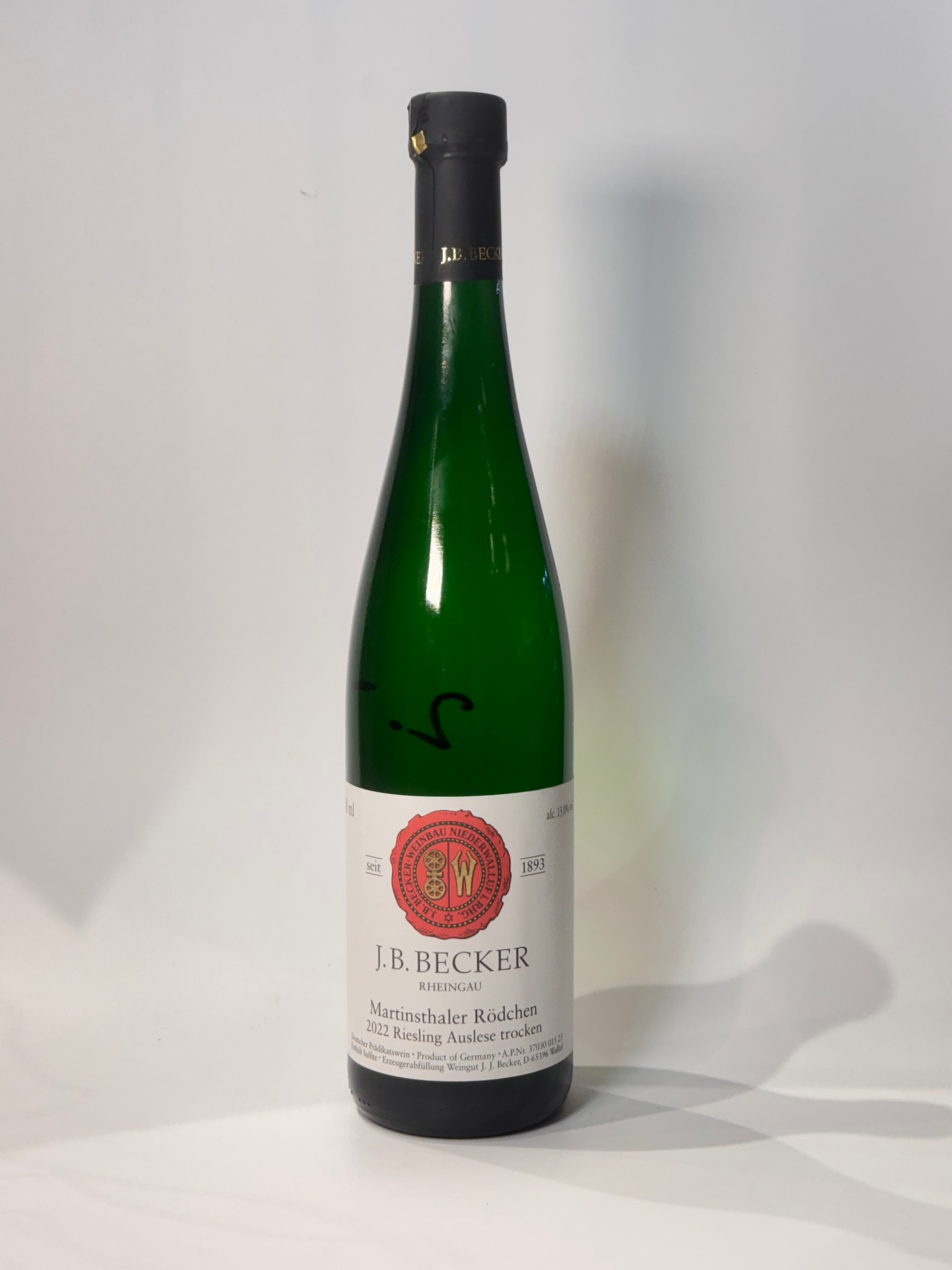 2022 J.B. Becker Martinsthaler Rödchen Riesling Auslese Trocken